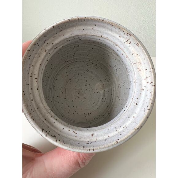 Handmade Pottery Honey Pot with Dipper - Picture 7 of 10